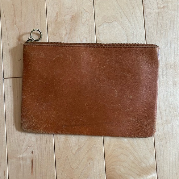 Brown Madewell Pouch Clutch - Picture 2 of 3